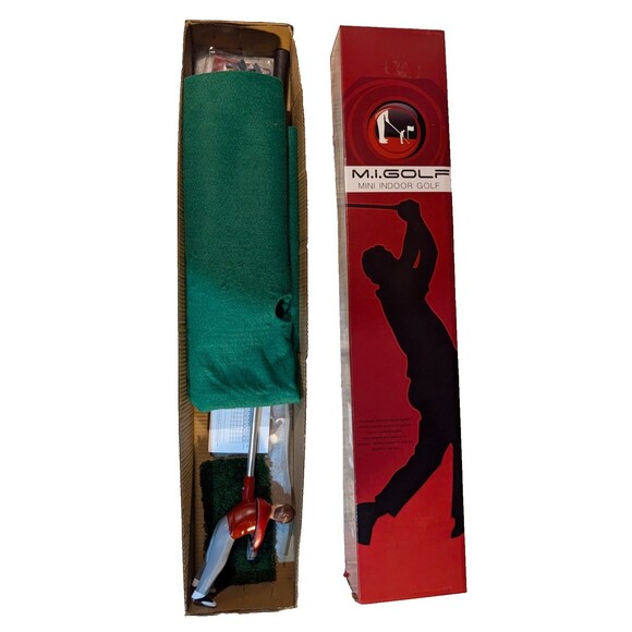 Golfing Mini Indoor Swing Game M.I. Golf Club Putter Practice Trainer Novelty - Picture 2 of 6